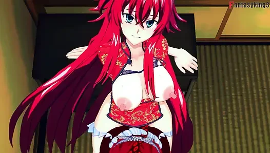 Rias Gremory Kimono festivalde seks - dxd ntr madness series