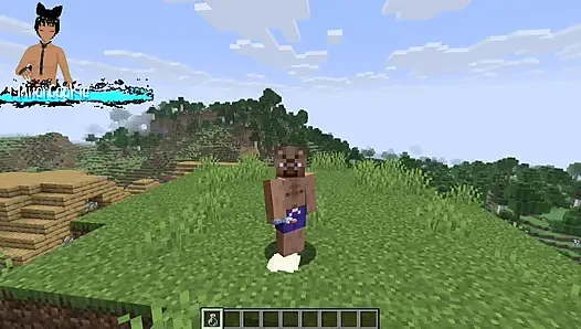Minecraft mod Needs of Nature - steve dan alex lagi asik masturbasi memamerkan beberapa fitur! Seperti Air Mani!