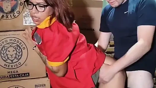 My boss asks me to suck his cock in the cellar