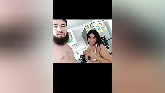 Hot Girl Having Good Sex in the Kitchen