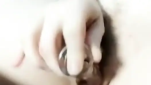 Cam dildo mastürbasyonu