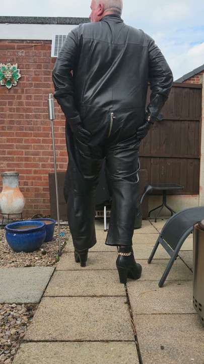 Leather Jumpsuit
