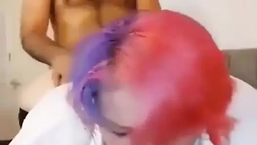 Büyük memeli korsan kraliçe büyük yarak alıyor