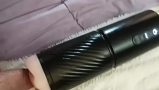 Semi hard first time with toy