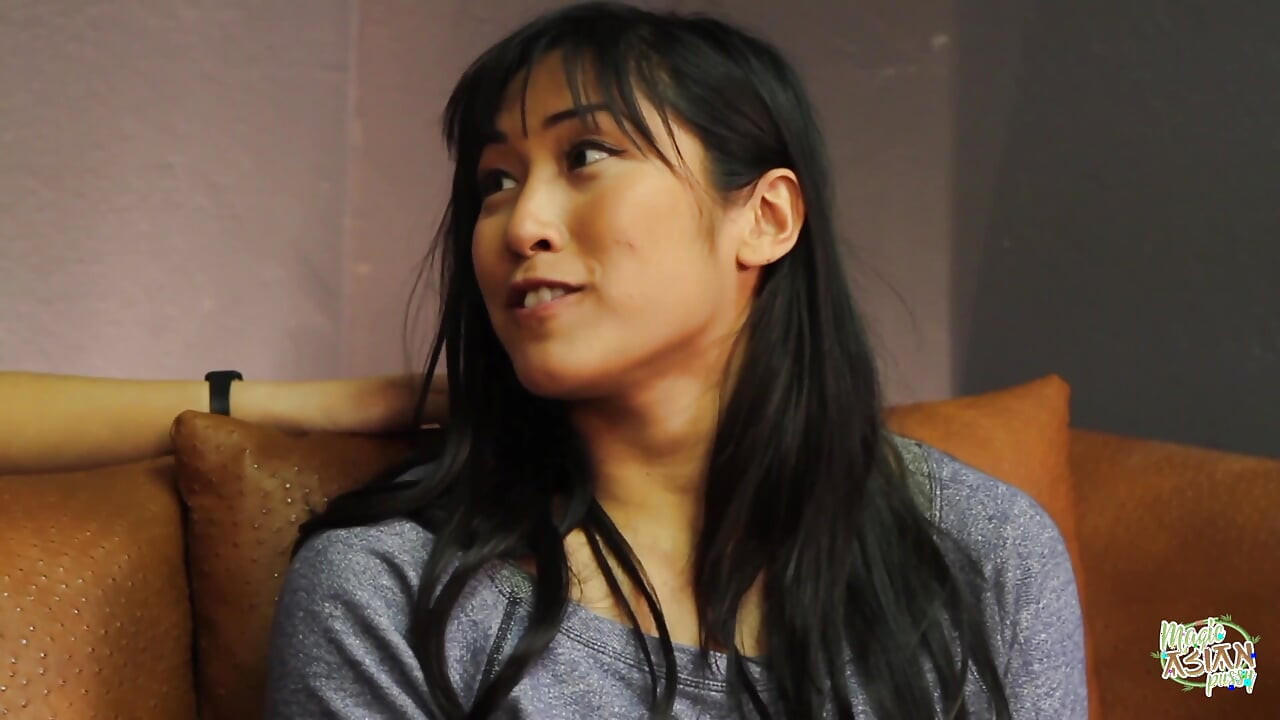 After Being Dumped the Sad Brunette Cheers up by Sensually Banging Her Asian Lesbian Bestie