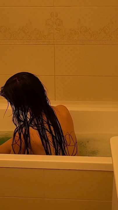 Caught in the Bathroom, Wet Anal Training