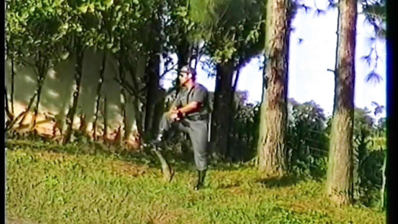 Two Horny Studs Trade Blowjobs Outdoors