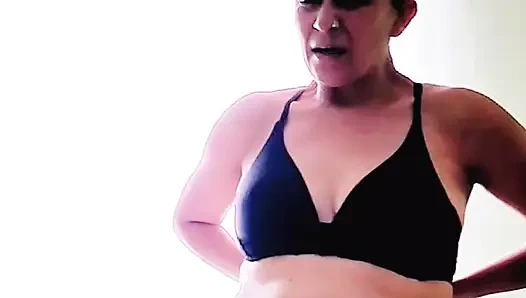 VIDEOS OF A MAID SHOWING OFF HER HAIRY PUSSY AND HER NICE TITS