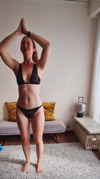 Thrilling moment from "I invite you to be my Morning Routine Voyeur"