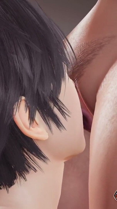 Anna in 3D Hentai - Hot Big Tits Massage, Standing Wet Pussy Fingering and Licking Hairy Pussy Leading to a Squirt | Clip 1