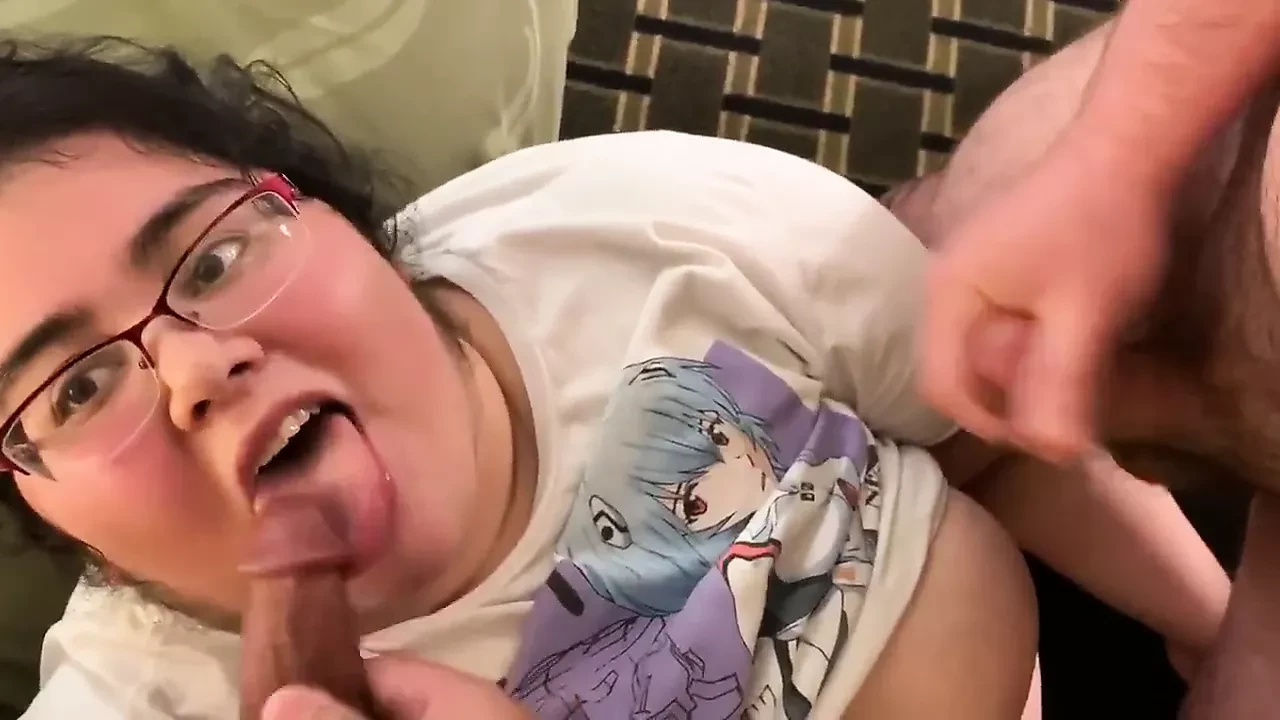 Hairy Fatty Sucks Cocks And Gets Sprayed With Cum