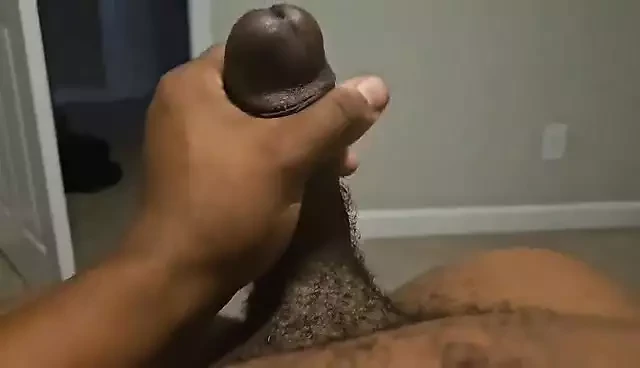 Solo BBC Masturbation Stroking