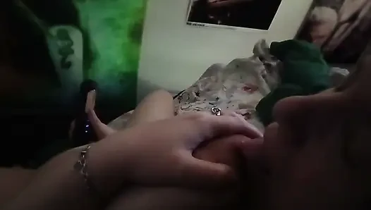 Pov kamu di sebelah nymeria malfoy sambil nonton dia dicrot sperma