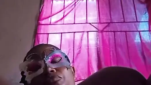 Roselee touching herself on a live video