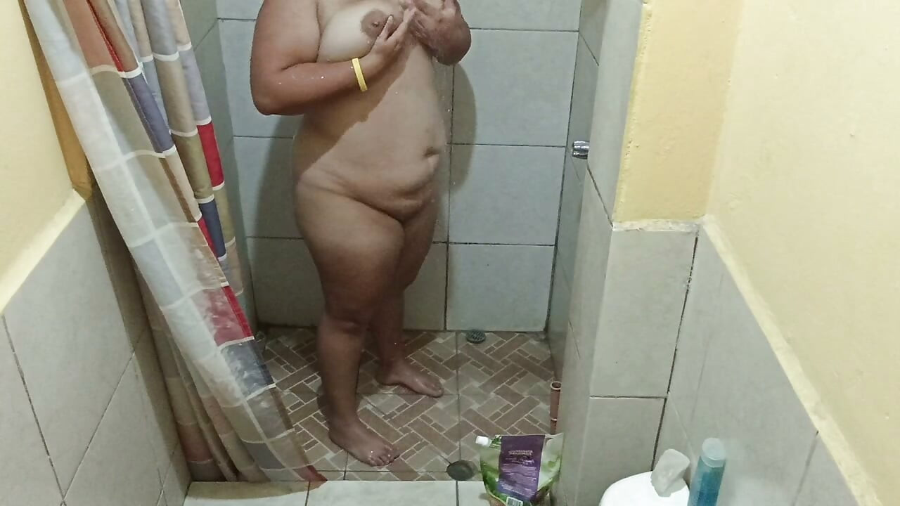 This shower ended up being very hot because my breasts felt so good.