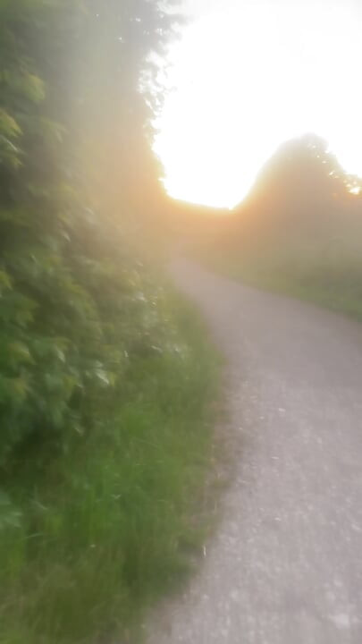 Risky nude walk from one parking space to the other half hour away stopped filming when fishmen caught me