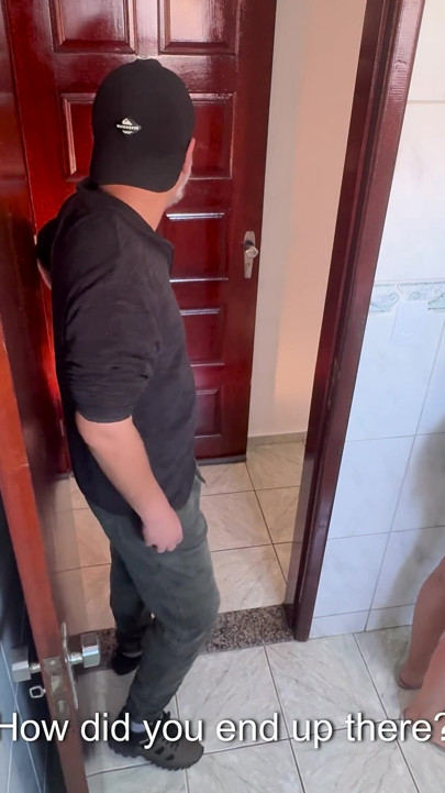 A Rubs Against His Step-sister in the Bathroom