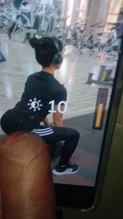 Cum ass tribute to gym skank fucking slut