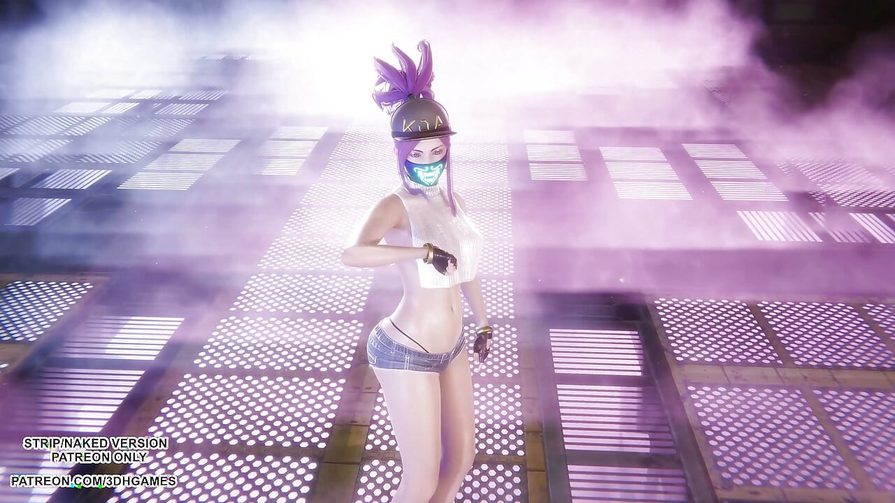 MMD Aespa - Αρμαγεδδών - Akali Sexy Kpop Dance League Of Legends Hentai Χωρίς λογοκρισία 4K 60FPS