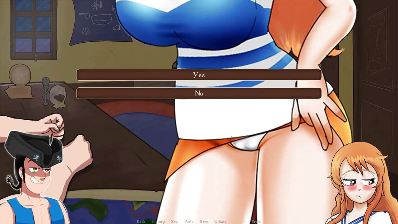 One Piece - Pirate Trainer Part 5 Horny Nami's Panties by Loveskysanx Edit