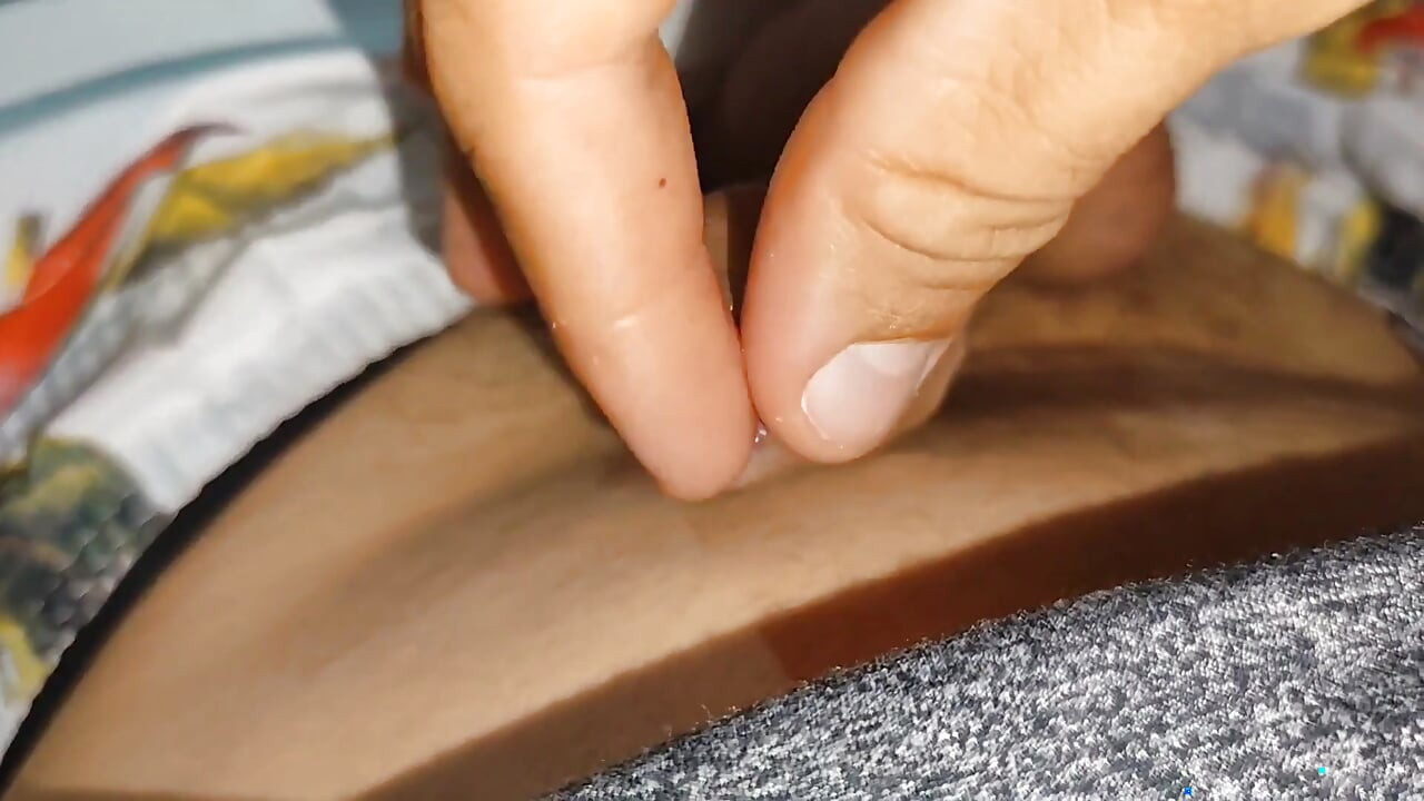 Rough Stepdaddy Stimulates Glans for Cum Shot