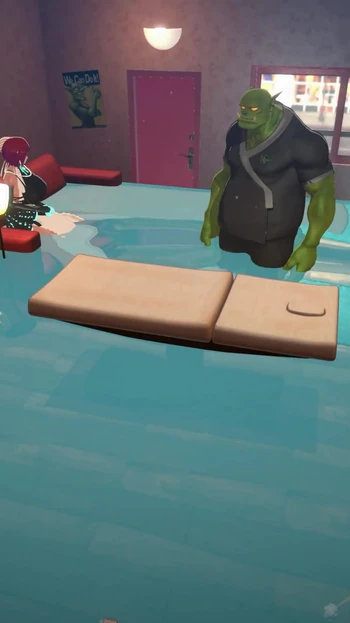 Captivating moment from "EP6: Emma's First Deep Tissue Message Parlor - Orc Massage"
