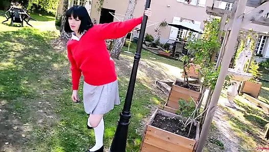 Rote uniform video von natahlia steel
