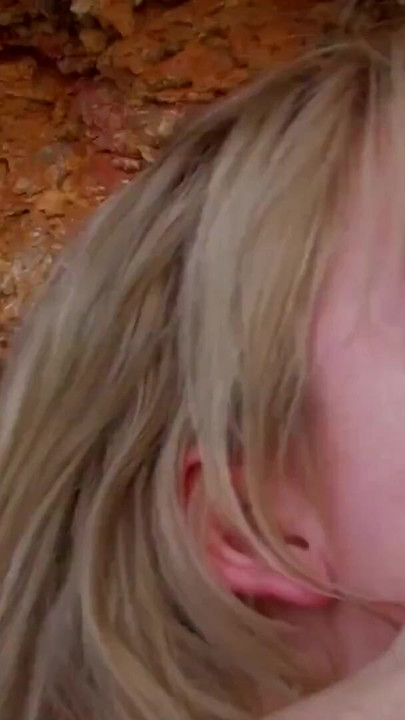 After she masturbates solo on the beach she spreads her legs | Clip 1