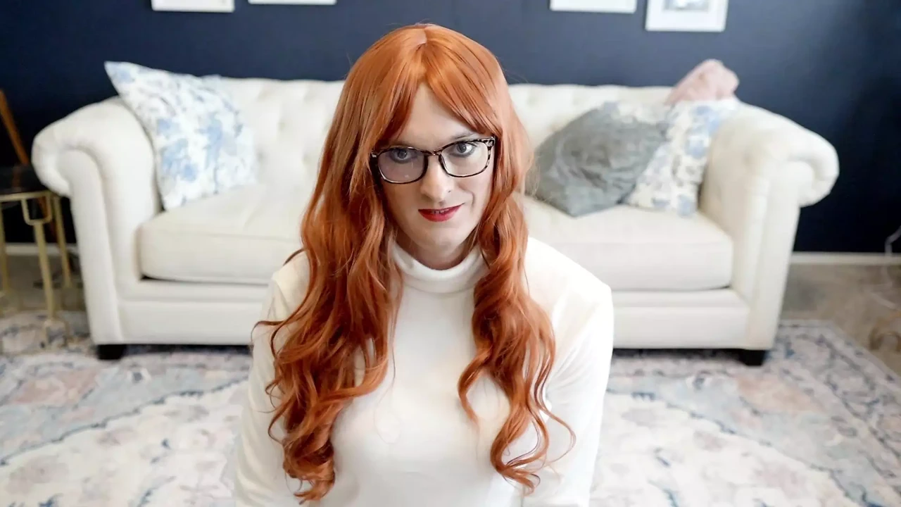 Sissy Femboy School Girl Fucks Her Tight Ass