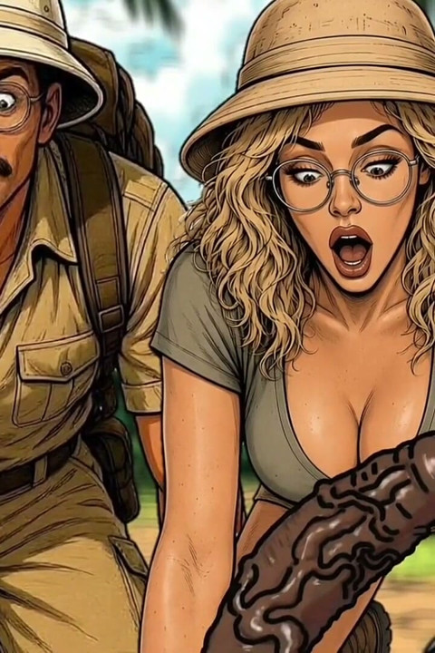 مص ونيك قاسيان في الغابة، زوجة بيضاء وديك أسود كبير