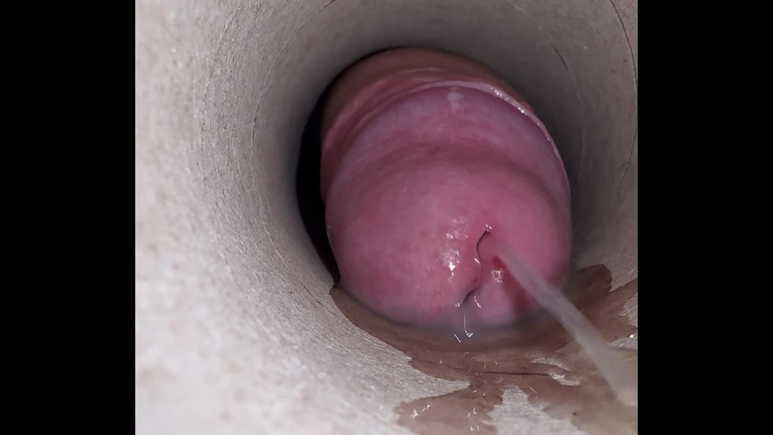 Cum in the tube