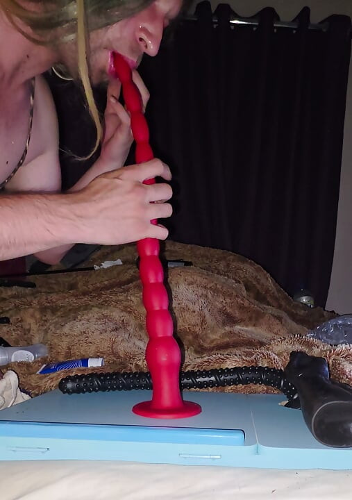Practicing deepthroat