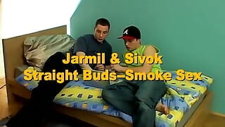 Straight Buddies Smoke Sex!