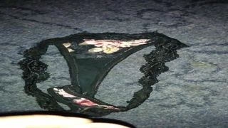 Cum on girlfriends thong