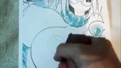 Anime kız bukkake 14
