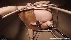 Sub Restrained And His Testicles Are Being Stimulated Until He Reached An Anal Prostate Orgasm