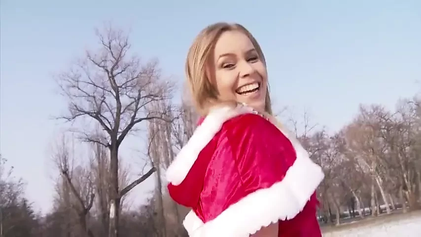 Little santas helper gets fucked in POV