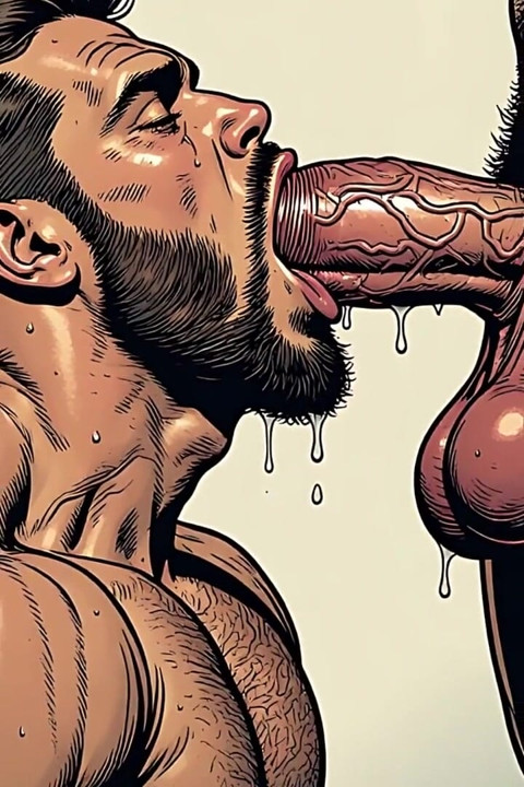 Muscle Hunks Sucking Dick (ai)