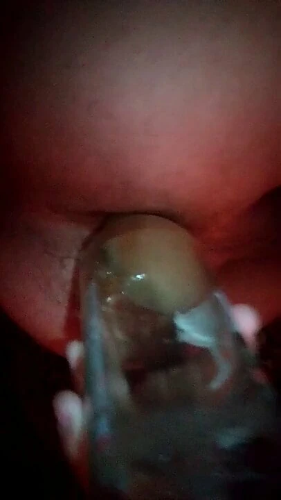 Bottle with cum