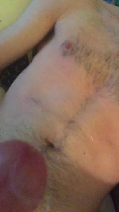 powerful cumshot hits face