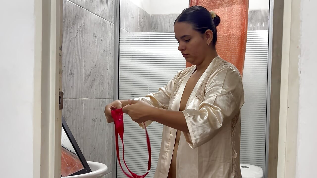 My stepsister caught me watching her in the shower and she makes me her so as not to snitch on my father