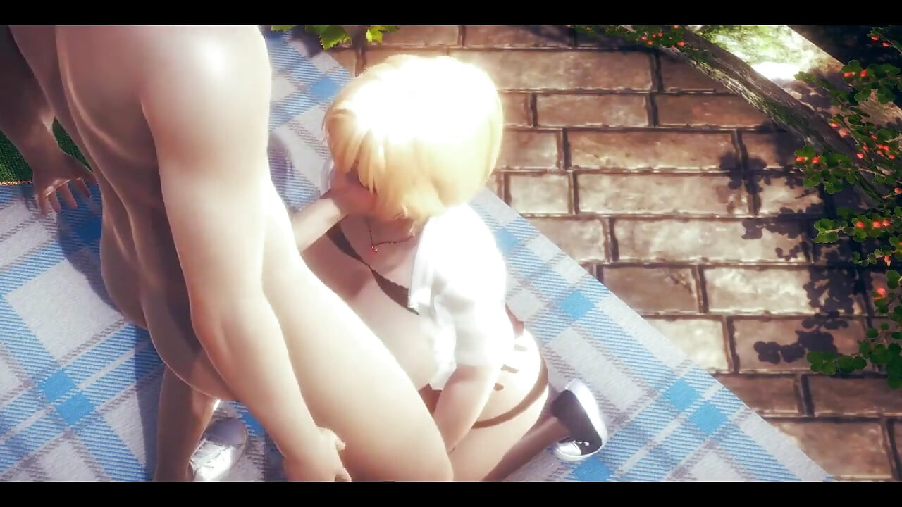 Хентай без цензуры, 3D - минет Mari и анал - японское азиатское порно-видео манги, аниме-игры