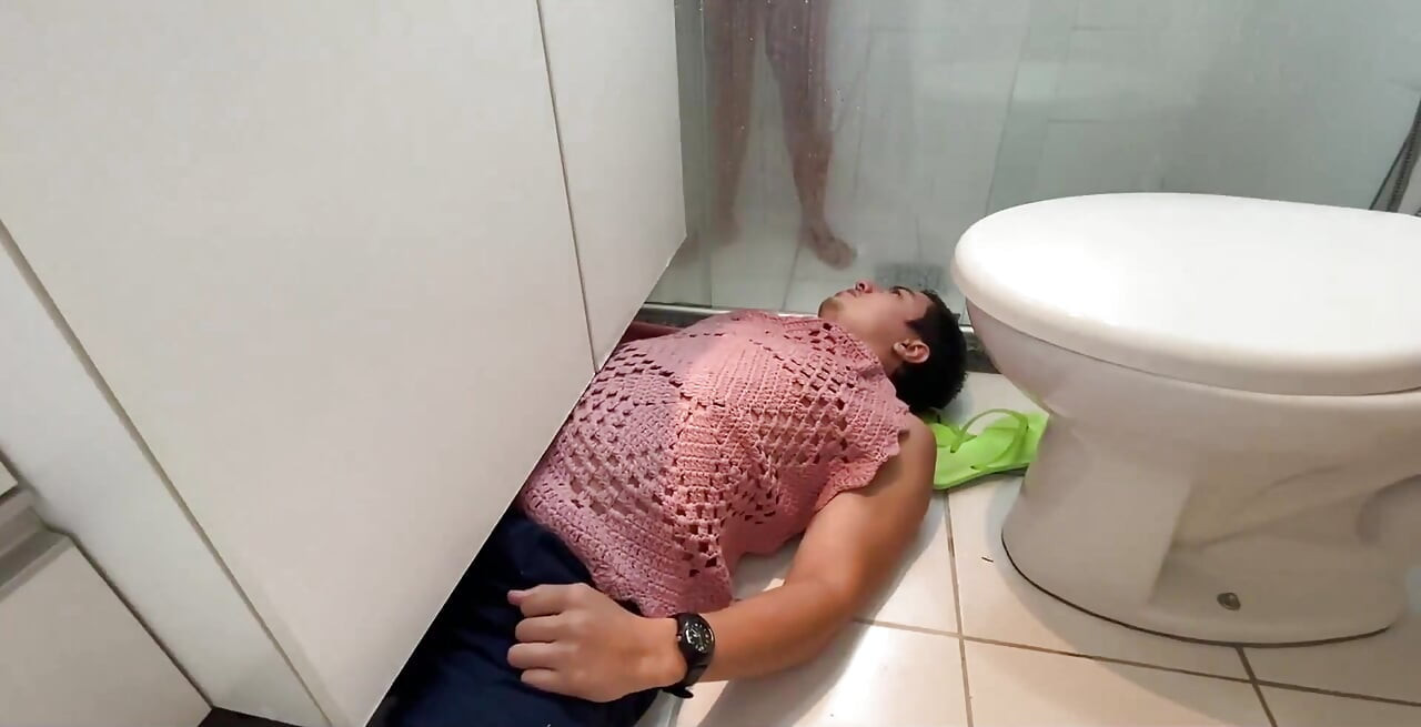 Foot Slave Stepped After Take Shower Ep 2