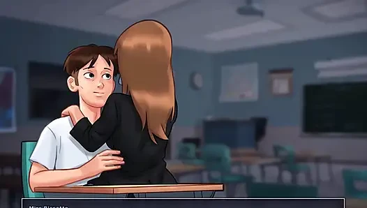Summertime Saga - Miss Bissette Sex Scene