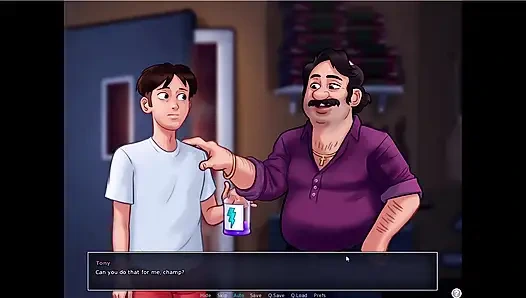 Summertime saga - Eva had her baby ... Johannes fucked Maria while tony was there