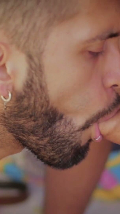 POV Facial Hot Latino Camilo Brown Passionately Sucking a Big Uncut Cock Until He Gets His Face Covered In Cum | Clip 1