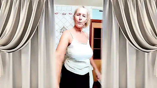 Hot Housewife Lukerya in a Homely Setting