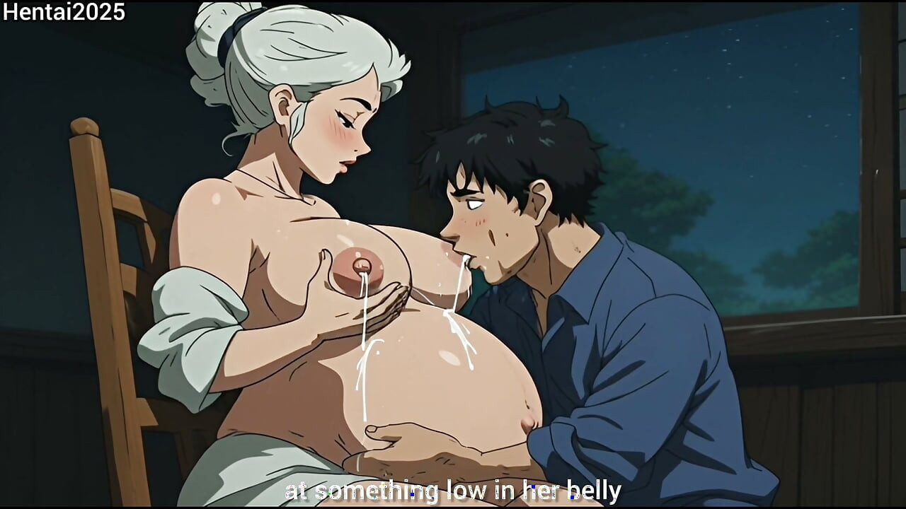 Embarazada madrastra amamantando hijastro, compilación de animación hentai de dibujos animados