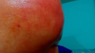 Mädchen-Monstertitten, Webcam-Masturbation