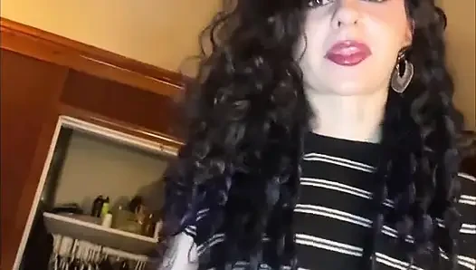 Goth Slut Barges In Your Room And Uses You For A Quickie